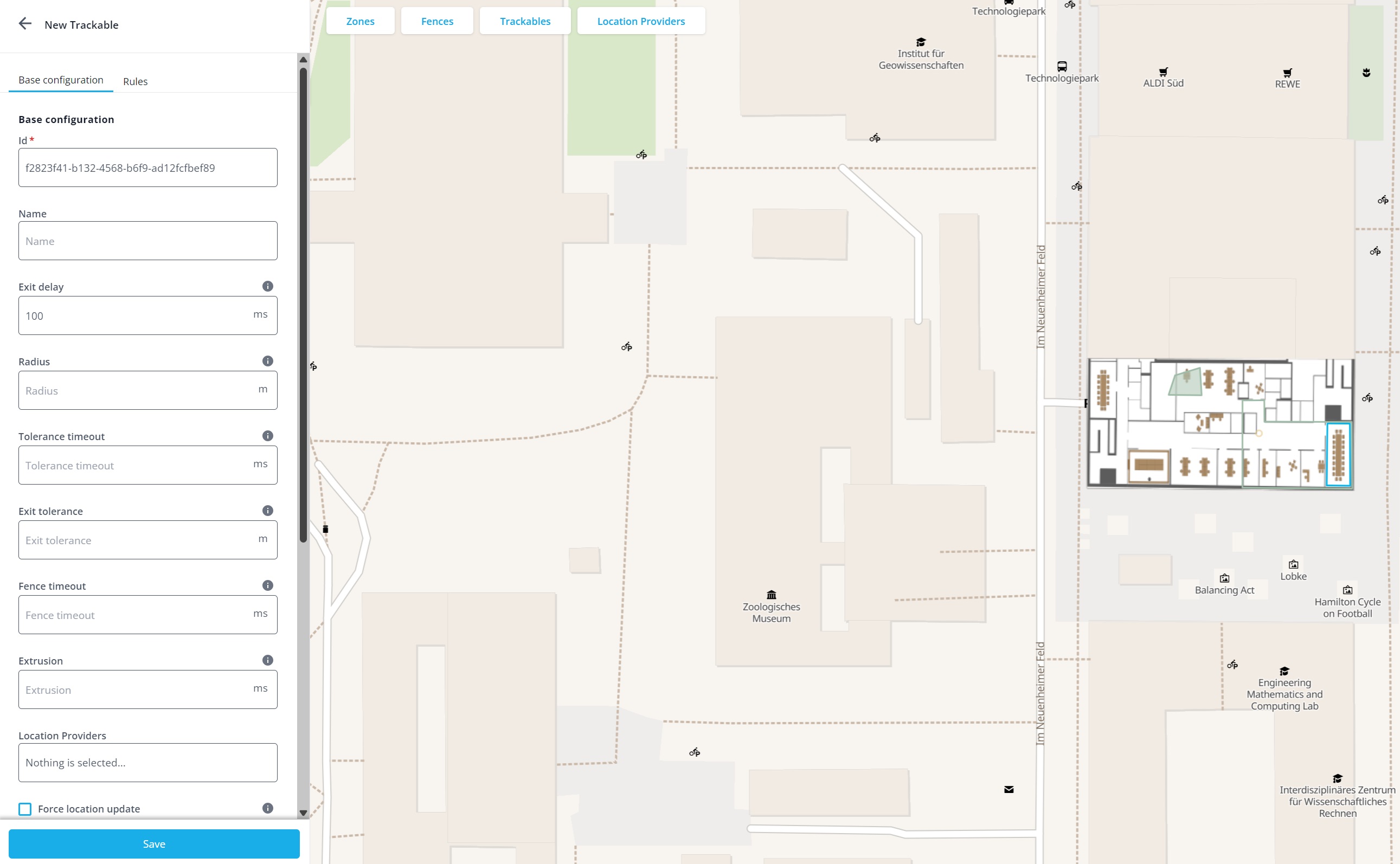 Zone Configuration